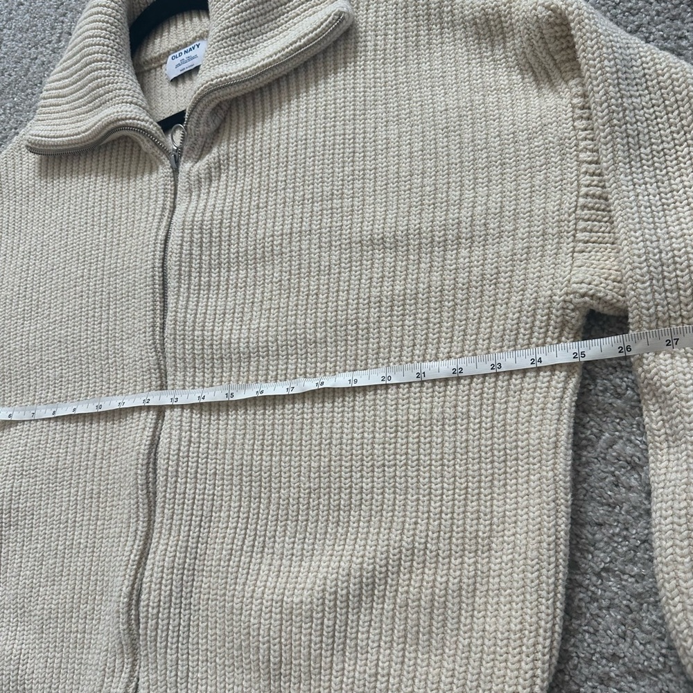 Old Navy Cream Knit Cardigan - Picture 6 of 9